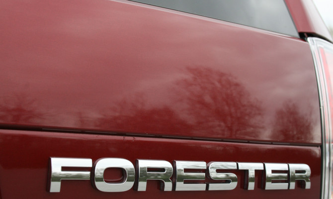The 2009 Subaru Forester.