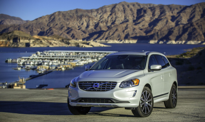 The XC60 Volvo, on its way through and to Las Vegas.