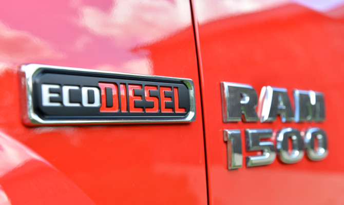 2014 Ram - EcoDiesel Badge (Photo: Zack Spencer/RAM)