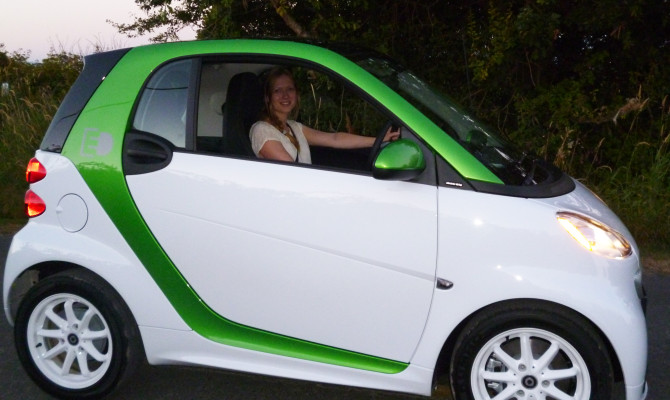 The Smart Fortwo Electric Drive (Photo: Keith Morgan)