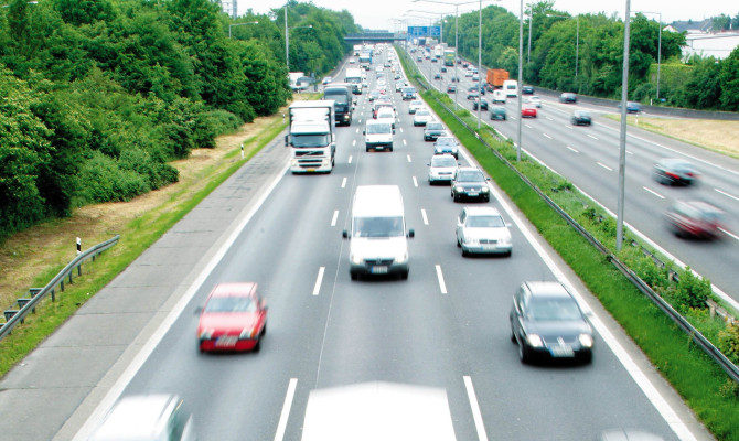 The Autobahn, from above...